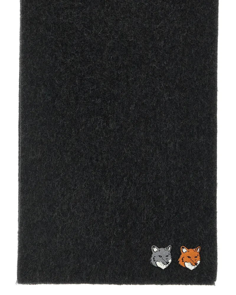 Kitsuné Scarf — Gray Gray