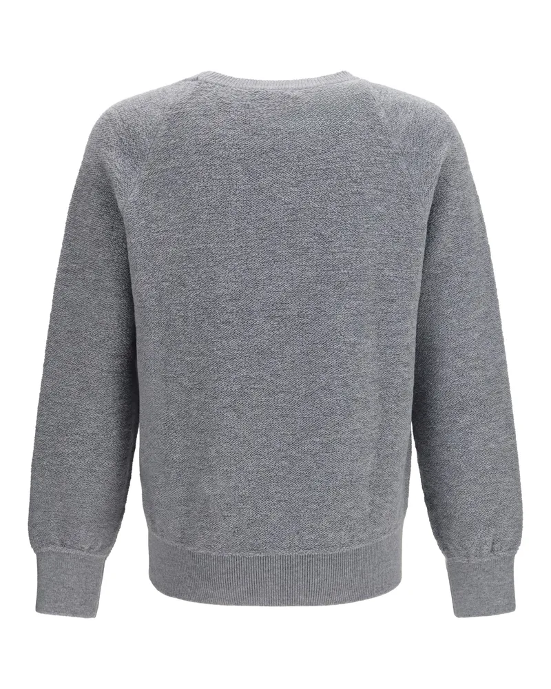 Piacenza Cashmere Virgin Wool Crewneck Sweater — Gray Gray