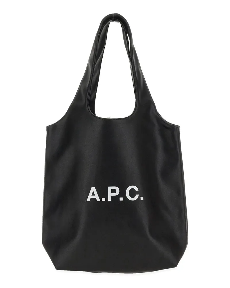 A.P.C. Unisex Handbag With Logo Black Handbags Hand Bags Black