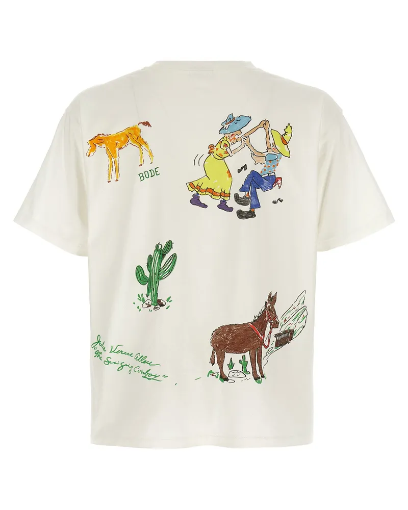 BODE River City T-Shirt — Cream Cream