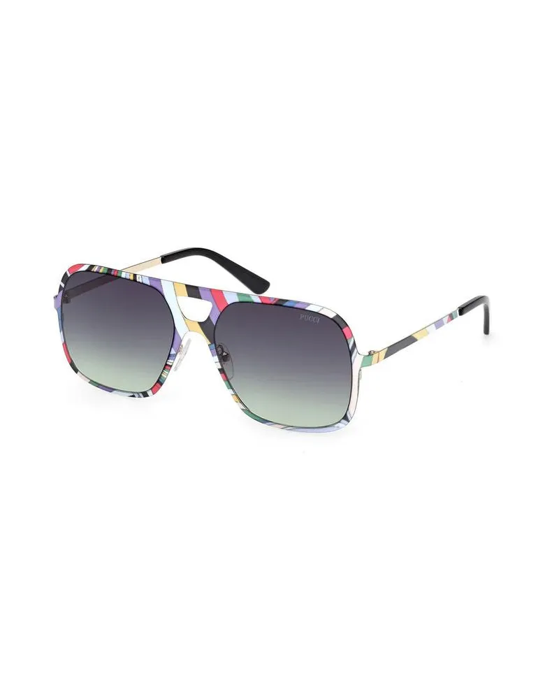 Emilio Pucci Women's Sunglasses Multicolor Metal Multicolor