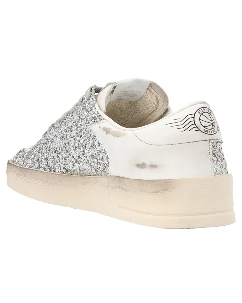 Golden Goose Stardan Sneaker — Silver Silver