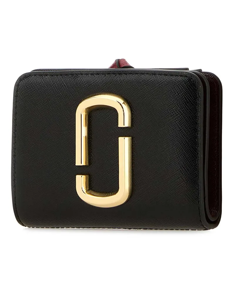 Marc Jacobs Women's Black Leather Wallet Blackmulti Portafogli Black