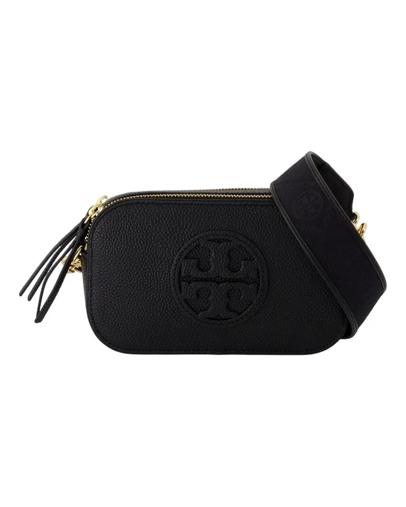 Tory Burch Women's Miller Mini Crossbody -  Leather Black Cowhide Bags Crossbodies Black