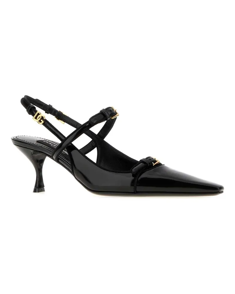 Dolce & Gabbana Tacco Slingback Heel — Black Black