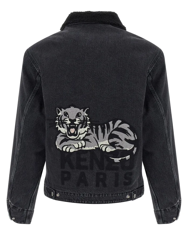 Kenzo Happy Tiger Jacket — Black Black