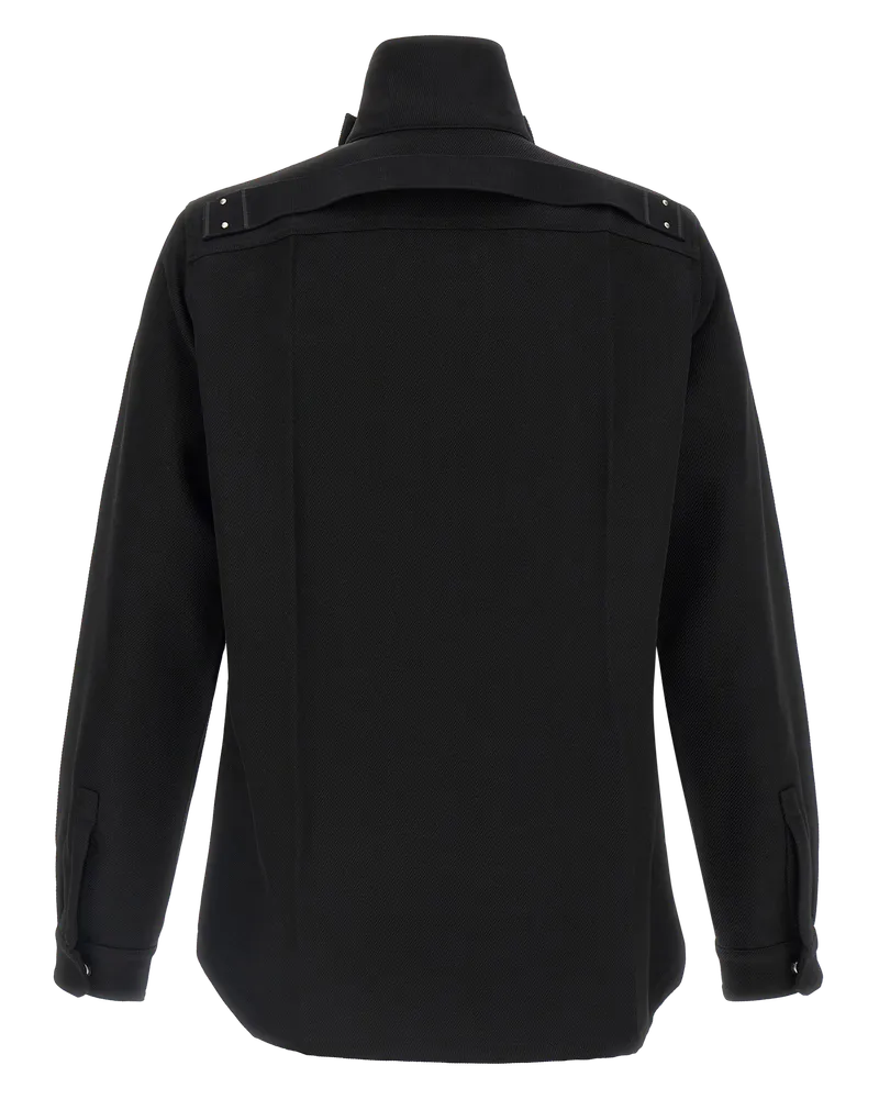 Rick Owens Outershirt Jacket — Black Black