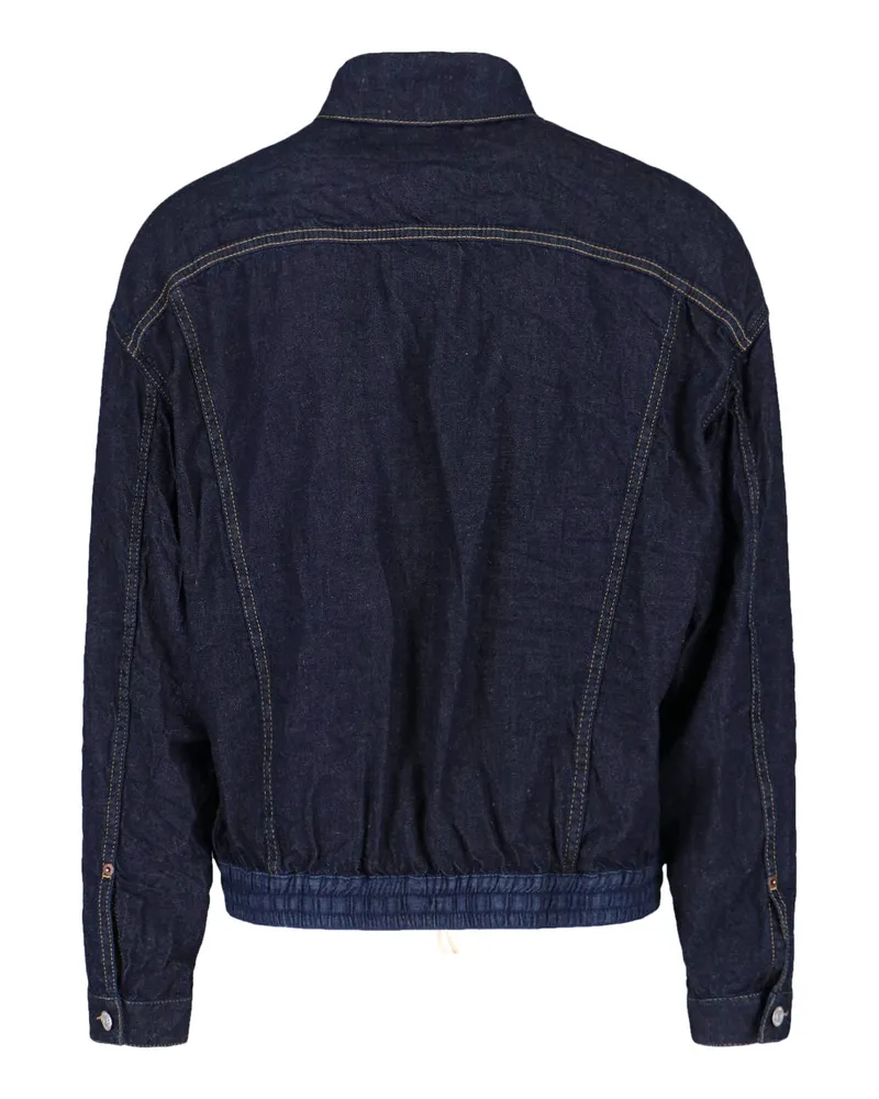 Dsquared2 Men's Jackets Blue Cotton Navy