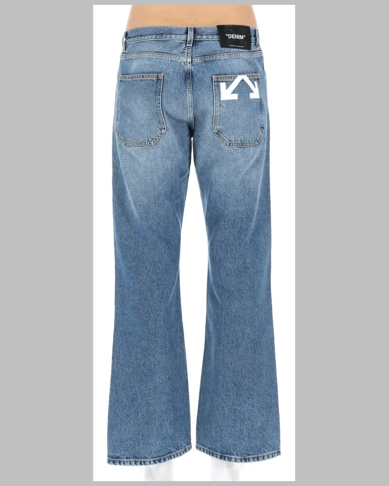 OFF-WHITE Half Arrow Jeans — Blue Blue