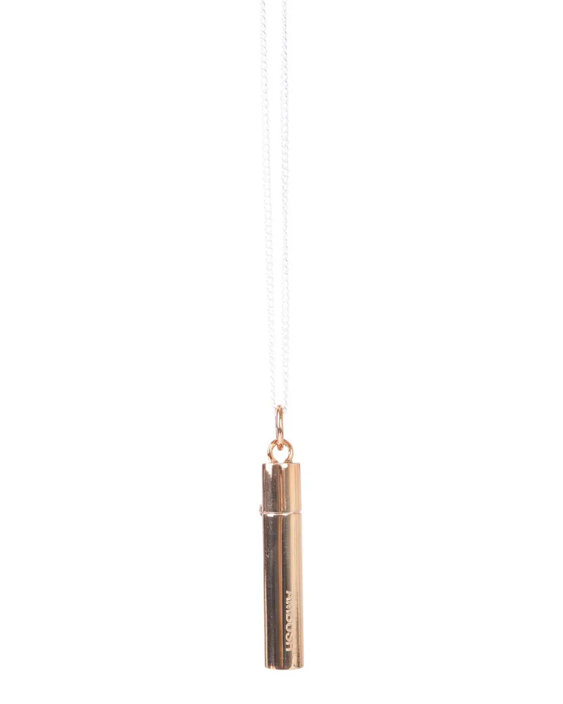 AMBUSH Pills Holder Pendant Necklace — Bronze Bronze