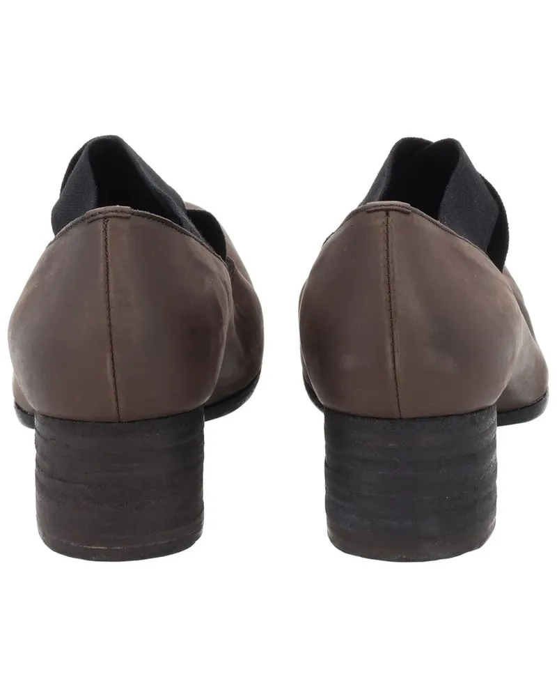 Uma Wang Leather Ballet Flats — Brown Brown