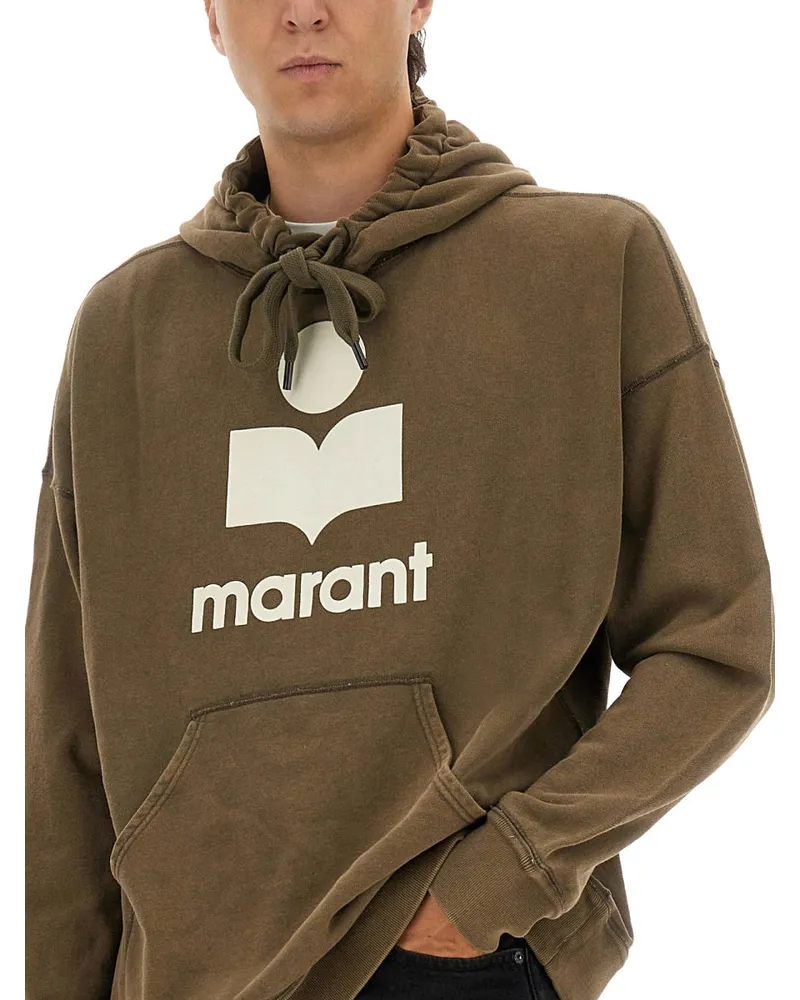 Isabel Marant Miley Sweatshirt — Brown Brown
