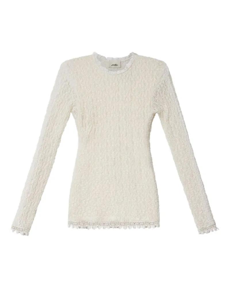 Isabel Marant Guipure Lace Blouse — Ivory Ivory