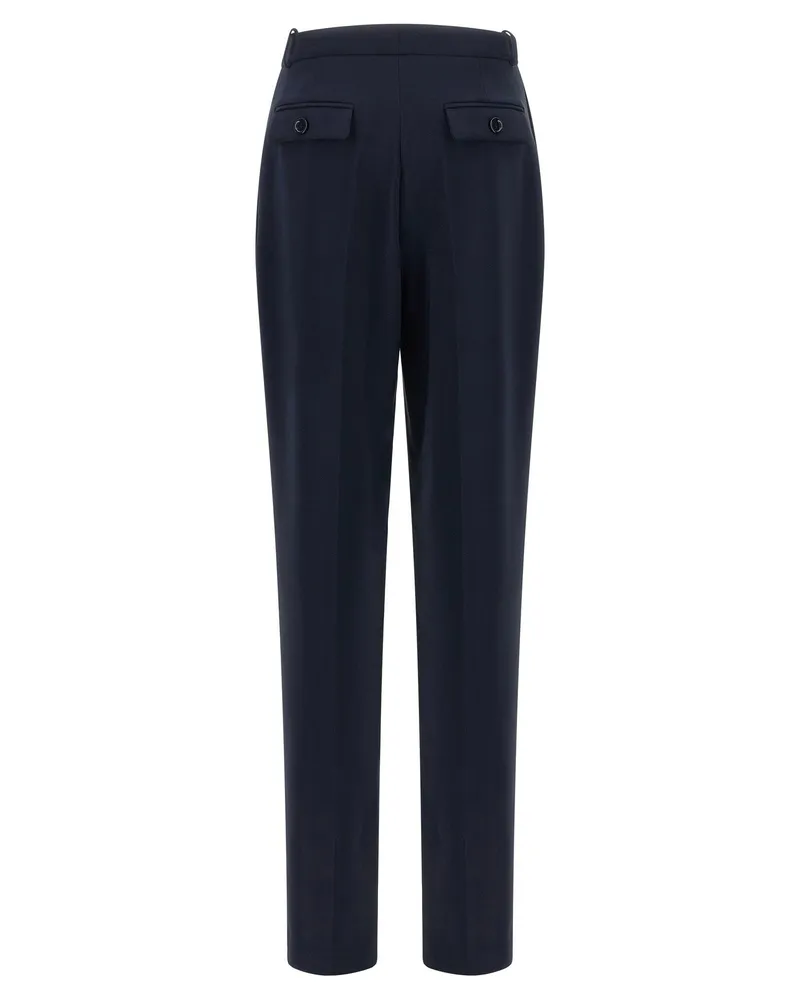Elisabetta Franchi High-Waist Crepe Trousers 
