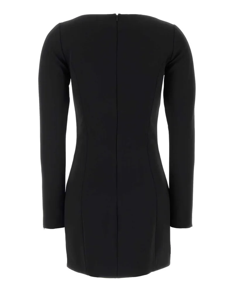 Blumarine Corto Mini Dress — Black Black
