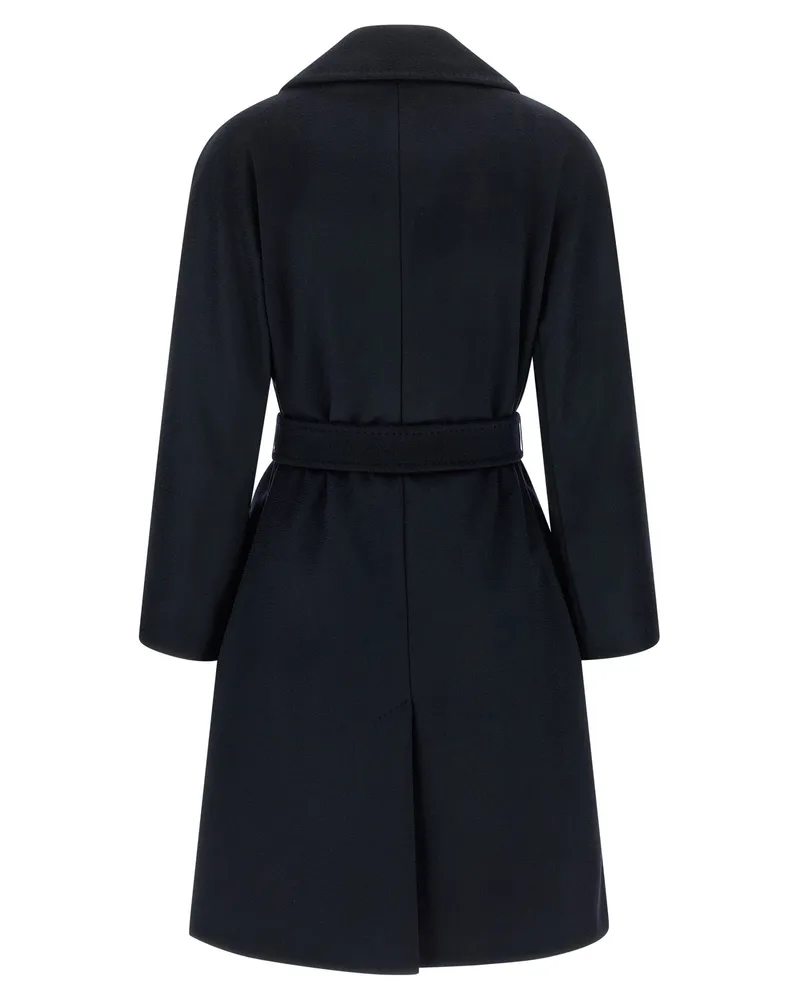 Max Mara Pedale Coat — Navy Navy