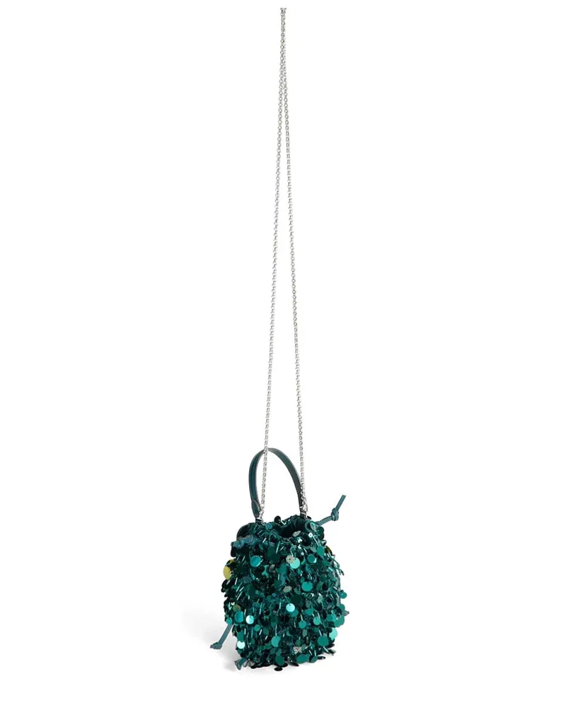 Anya Hindmarch Beetle Shoulder Bag — Green Green