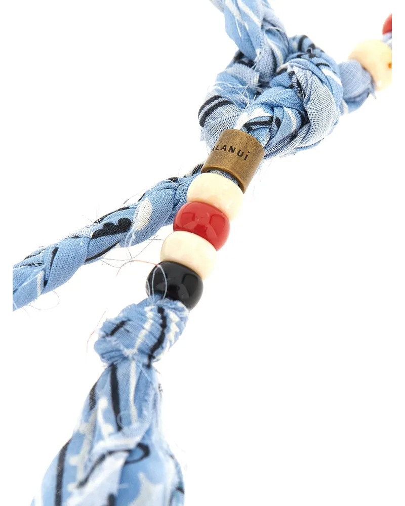 Alanui Bandana Necklace — Blue Blue