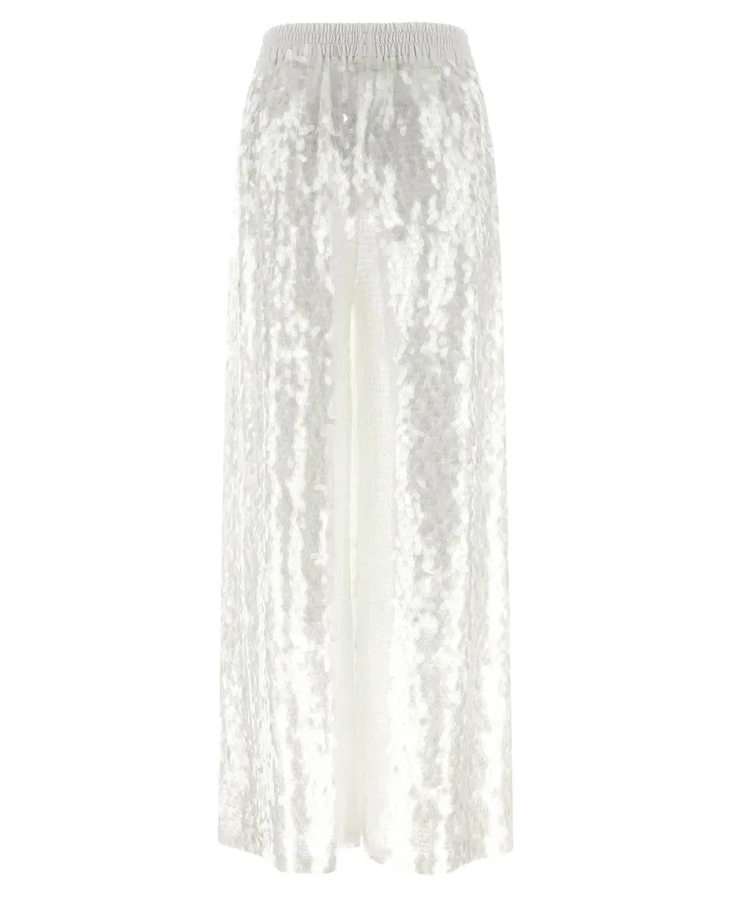 Norma Kamali Women's White Nylon Casual Pants White