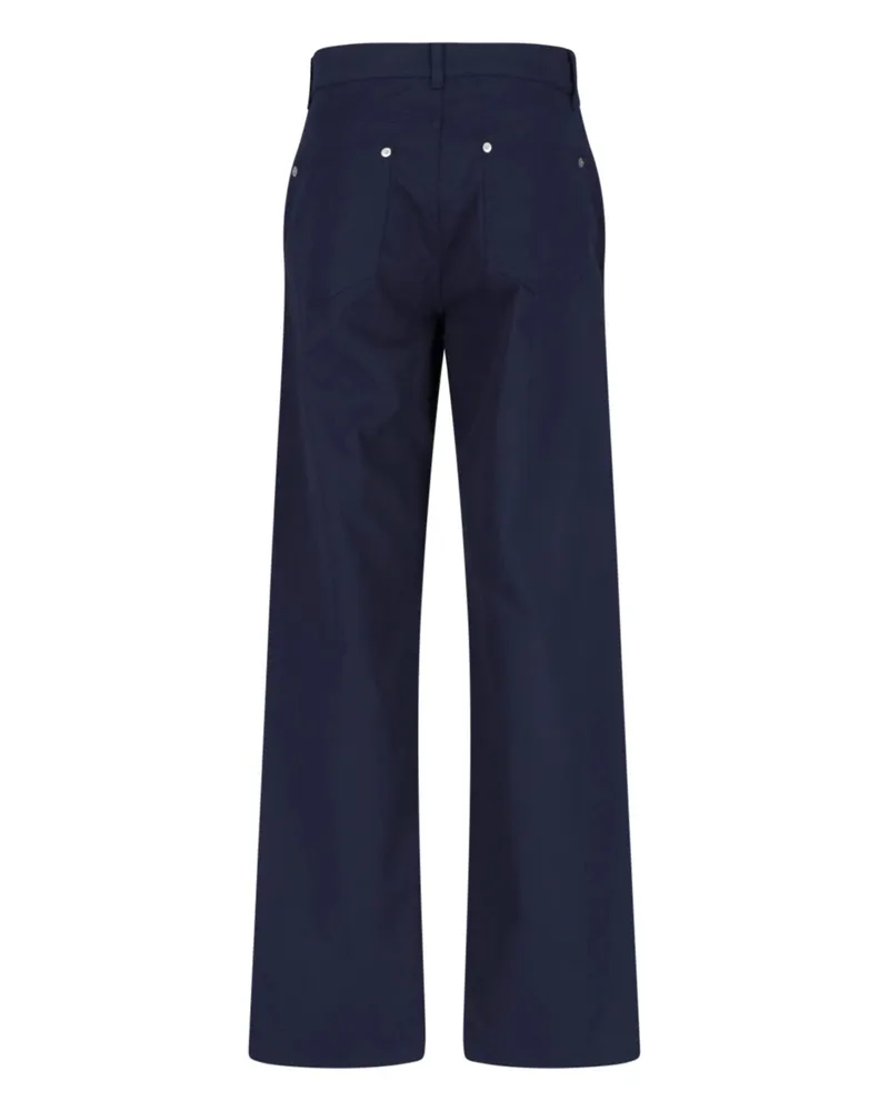 Paloma Wool Women's Trousers Blue Cotton Navy