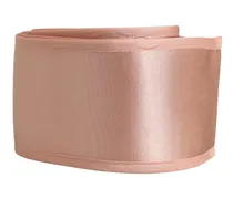 Silk Satin Waist Belt — Pink