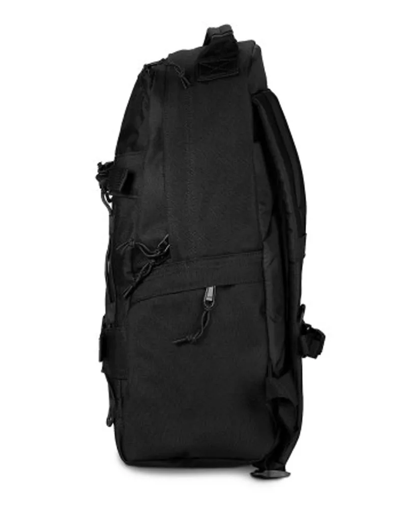 Carhartt WIP Unisex Backpack Kickflip Black Recycled Polyester Canvas Backpacks Black