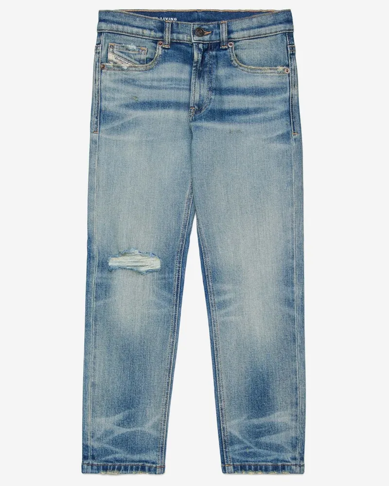 Diesel Stretch Cotton Denim Jeans — Blue Blue