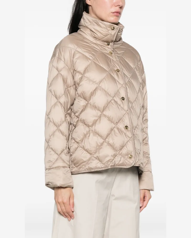 Max Mara Mtctrionfo Down Jacket — Beige Beige