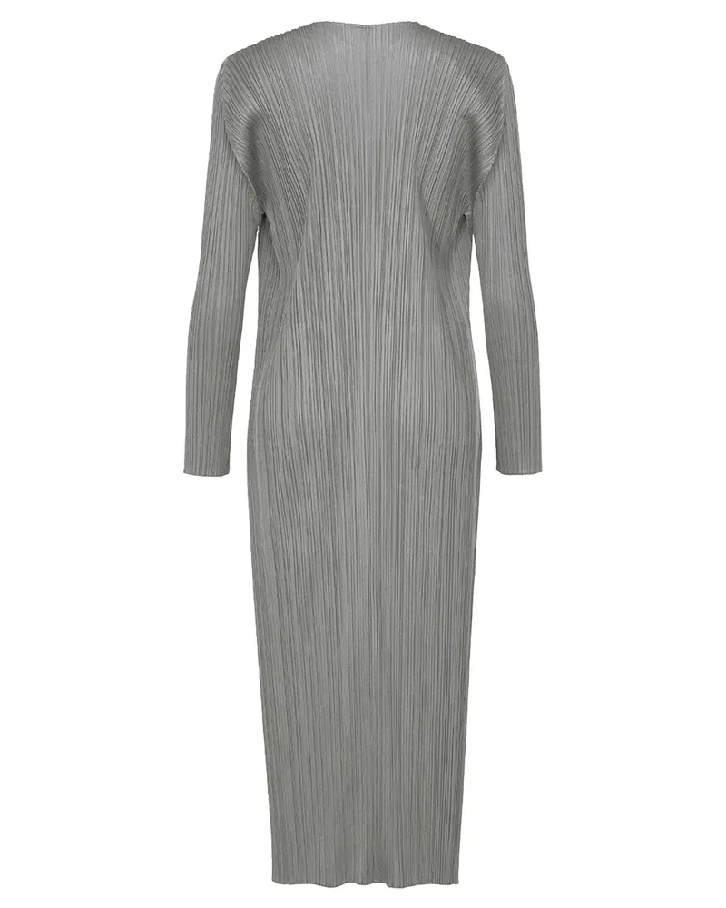 Issey Miyake Pleats Please Coat — Gray Gray