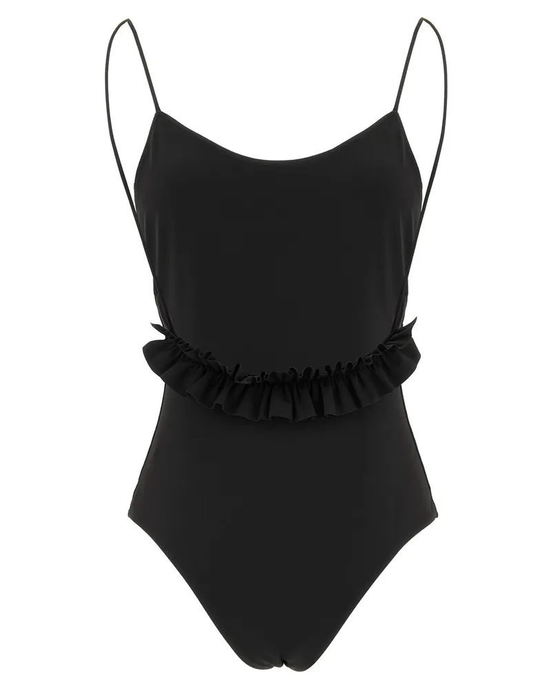 Jacquemus Women's Black Polyamide One-Piece Swimsuit Clothing Black