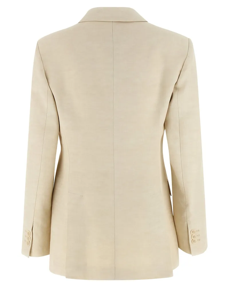 P.A.R.O.S.H. Raisa Blazer — Beige Beige