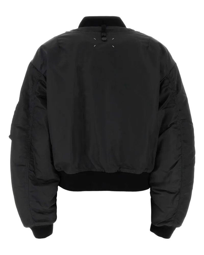 Maison Margiela Quilted Nylon Down Jacket — Black Black