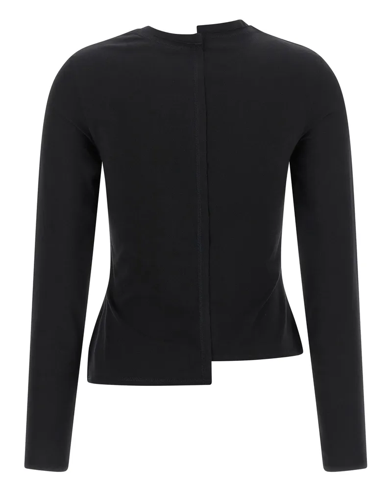 Y-3 Deconstructed Cotton T-Shirt — Black Black
