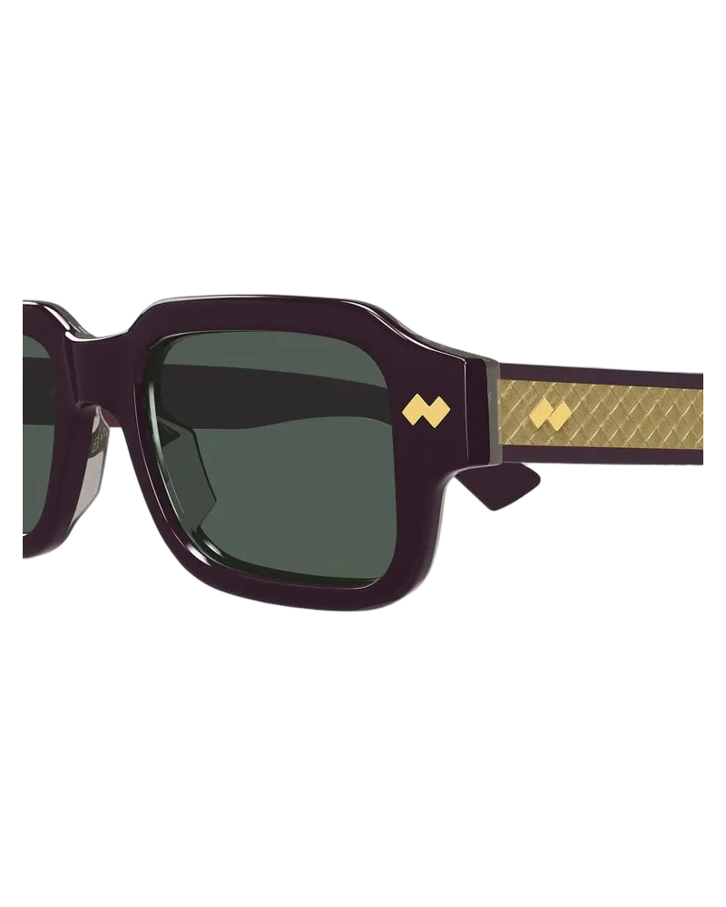 Bottega Veneta Unisex Sunglasses Metallic Recycled Acetate Metallic