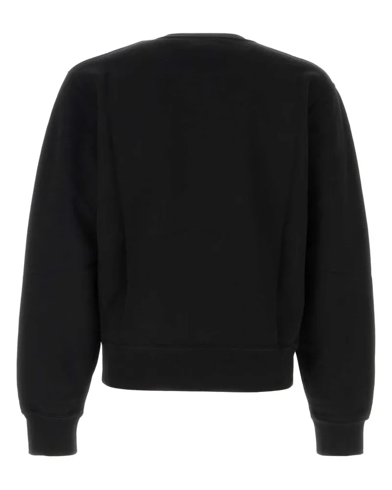 Saint Laurent Men's Black Cotton Sweatshirt Nero Exterior: Maglie Black