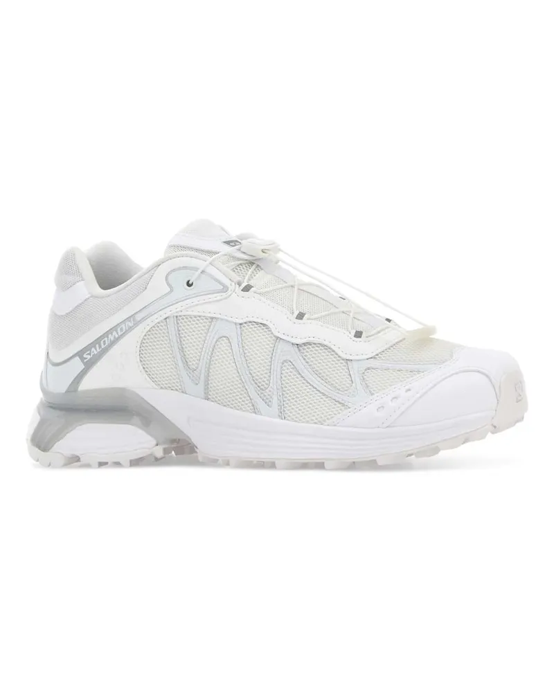 Salomon Unisex White Mesh And Fabric Xt-Whisper Sneakers White-Lunar Rock-Ftw Silver White/lunar Rock/ftw White