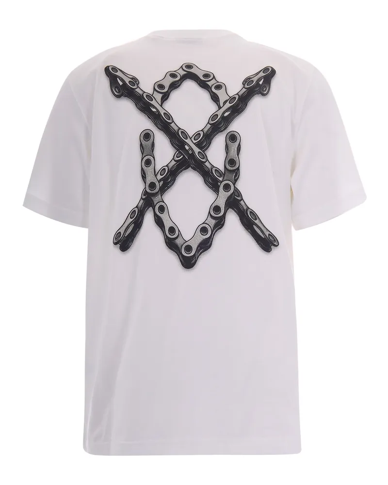 Daily Paper Logo-Embroidered Cotton T-Shirt — White White