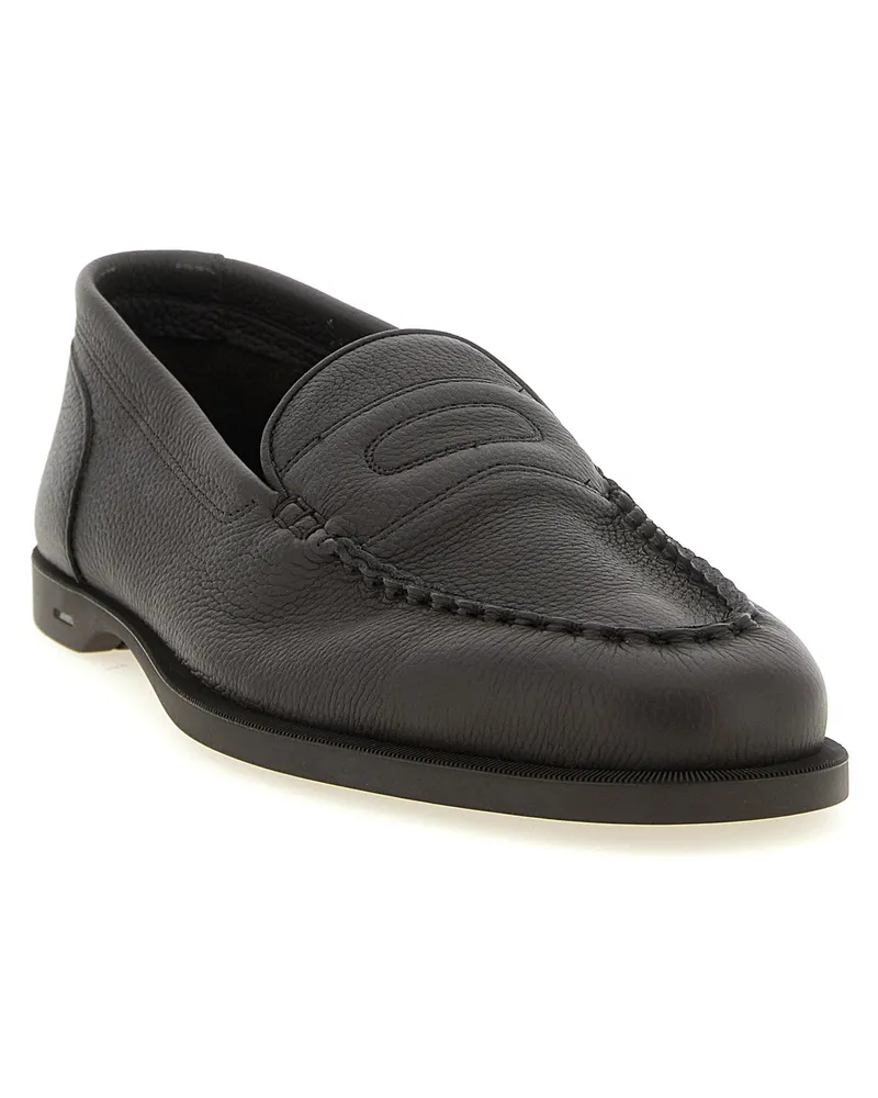 John Lobb Pace Loafer — Black Black