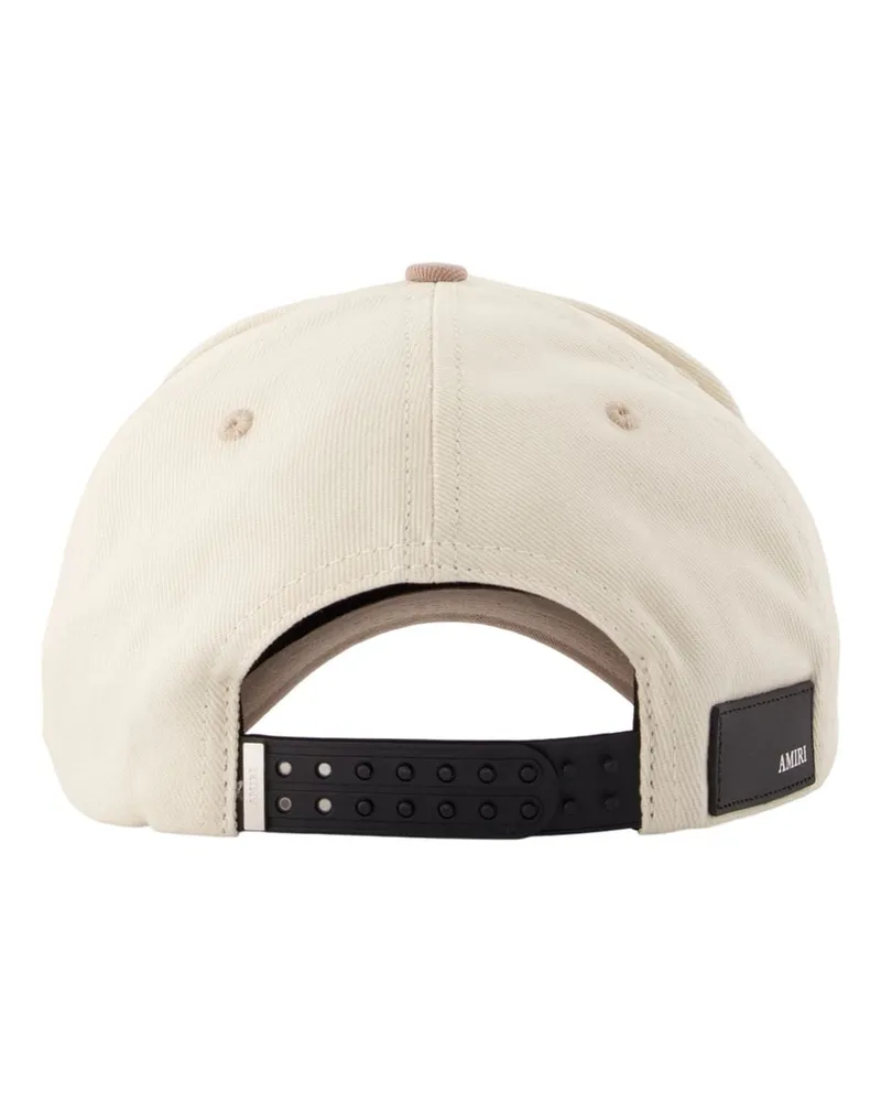 Amiri Men's Ma Two Tone Cap -  Cotton Beige Accessories Hats Beige