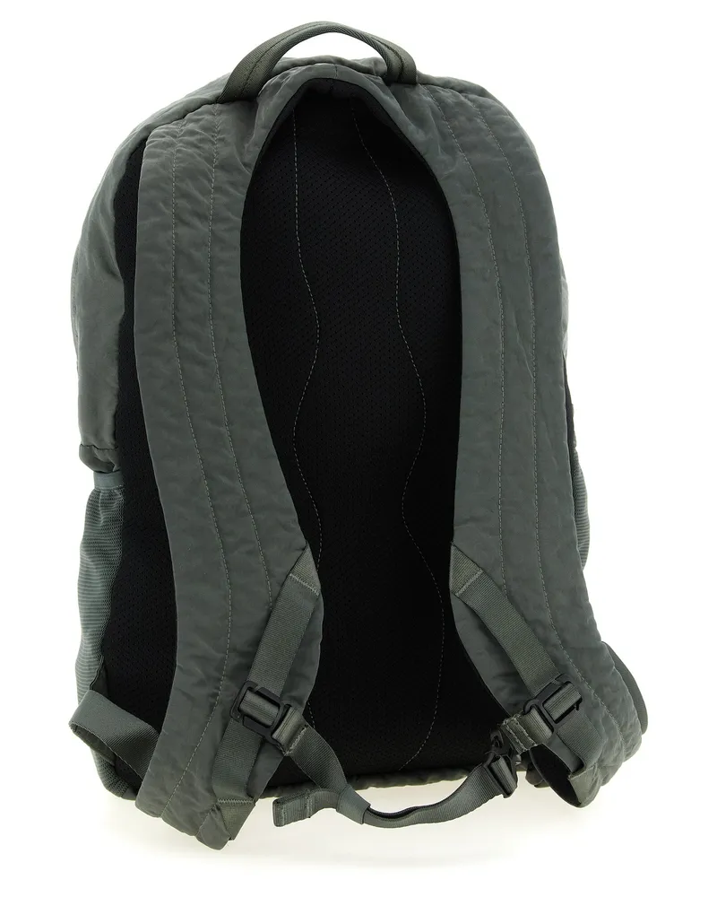 C.P. Company Men's Bicolor Polyamide Backpack Green