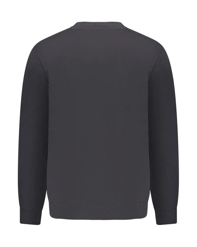Napapijri Logo Crew Neck Sweatshirt — Black Black