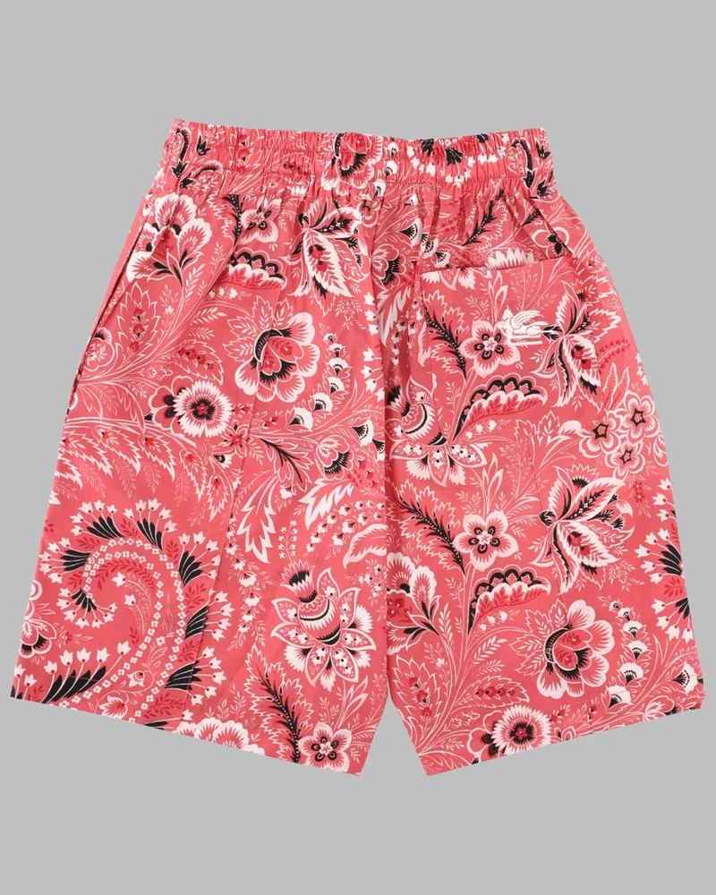 Etro Cotton Shorts — Pink Pink