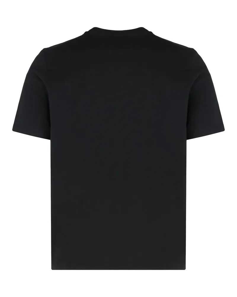 Kitsuné Fox Logo Crew Neck T-Shirt — Black Black