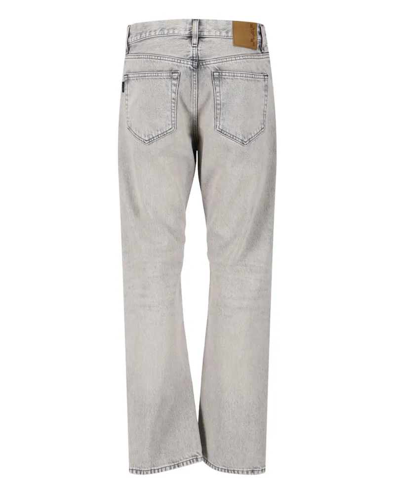 Haikure Men's Jeans Grey Cotton Gray