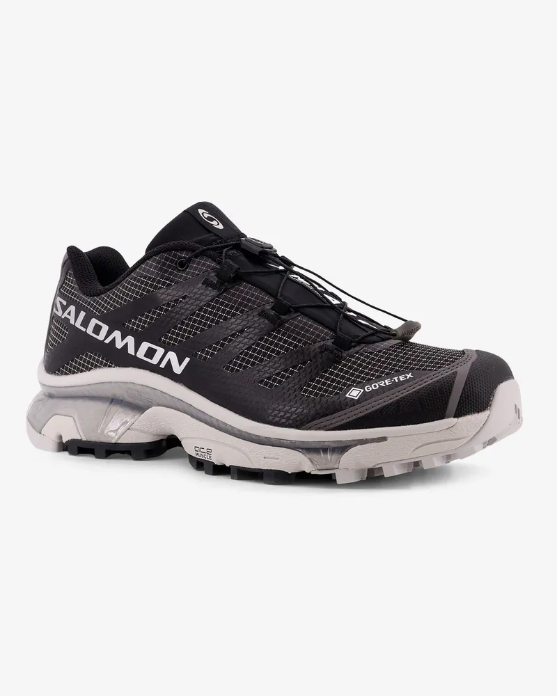 Salomon Men's Nylon And Goretex Xt-4 Sneakers Black Nylon-Gomma Trainers Nylon/gomma Black