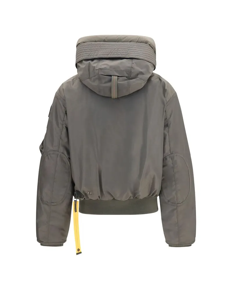 Parajumpers Gobi Hooded Bomber Jacket — Gray Gray