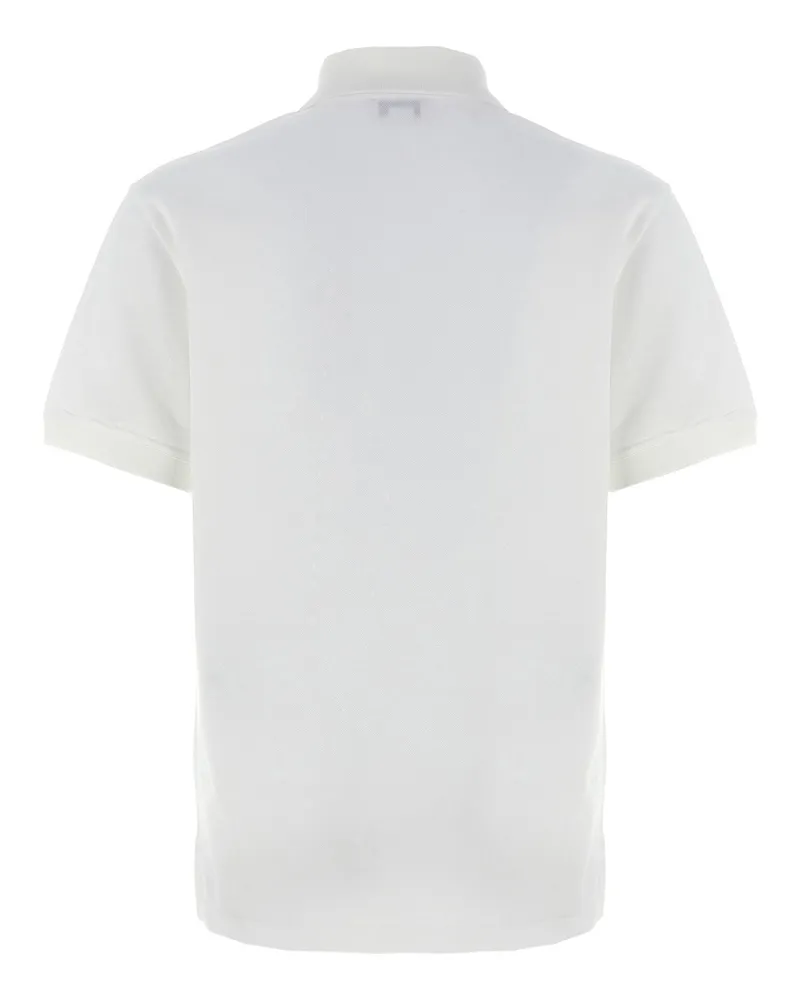 Alexander McQueen Logo-Embroidered Piqué Cotton Polo Shirt — White White