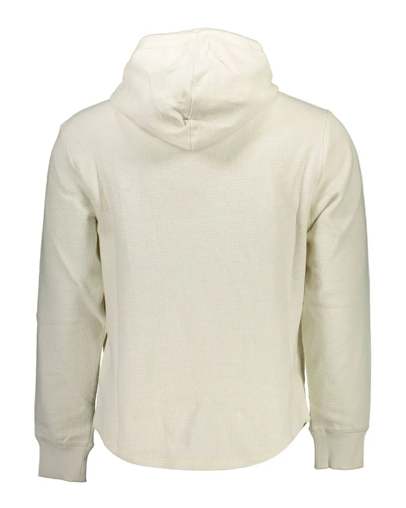 Calvin Klein Logo Embroidery Cotton Sweatshirt — White White