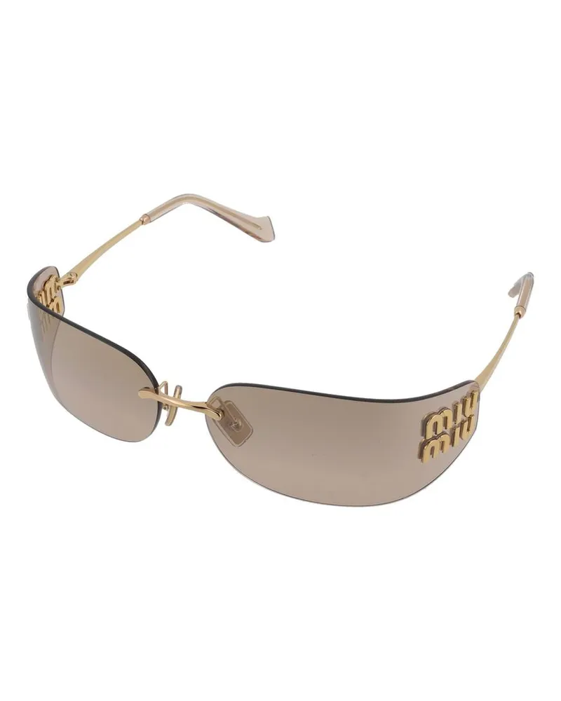Miu Miu 0MU Sunglasses — Champagne Champagne