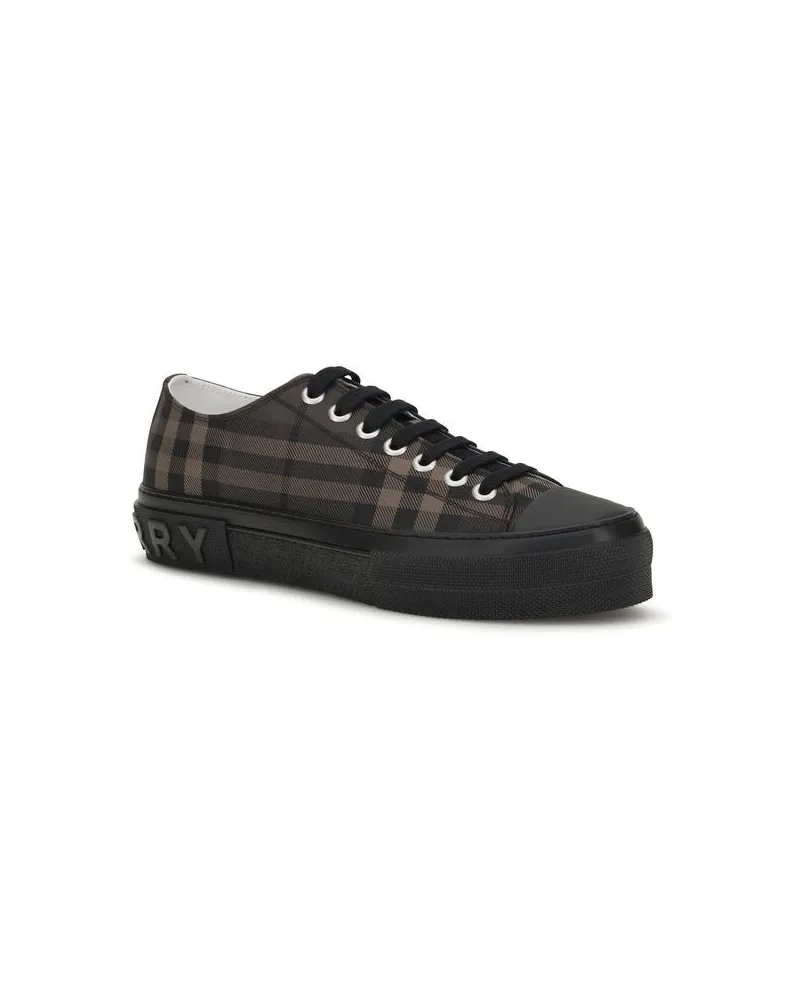 Burberry Jack Check Sneaker — Brown Brown